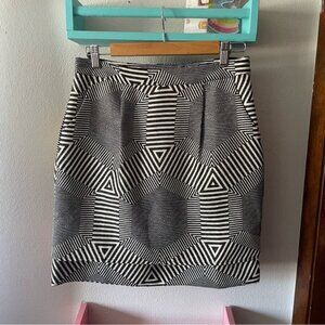 Anthropologie HD In Paris Geometrical Skirt